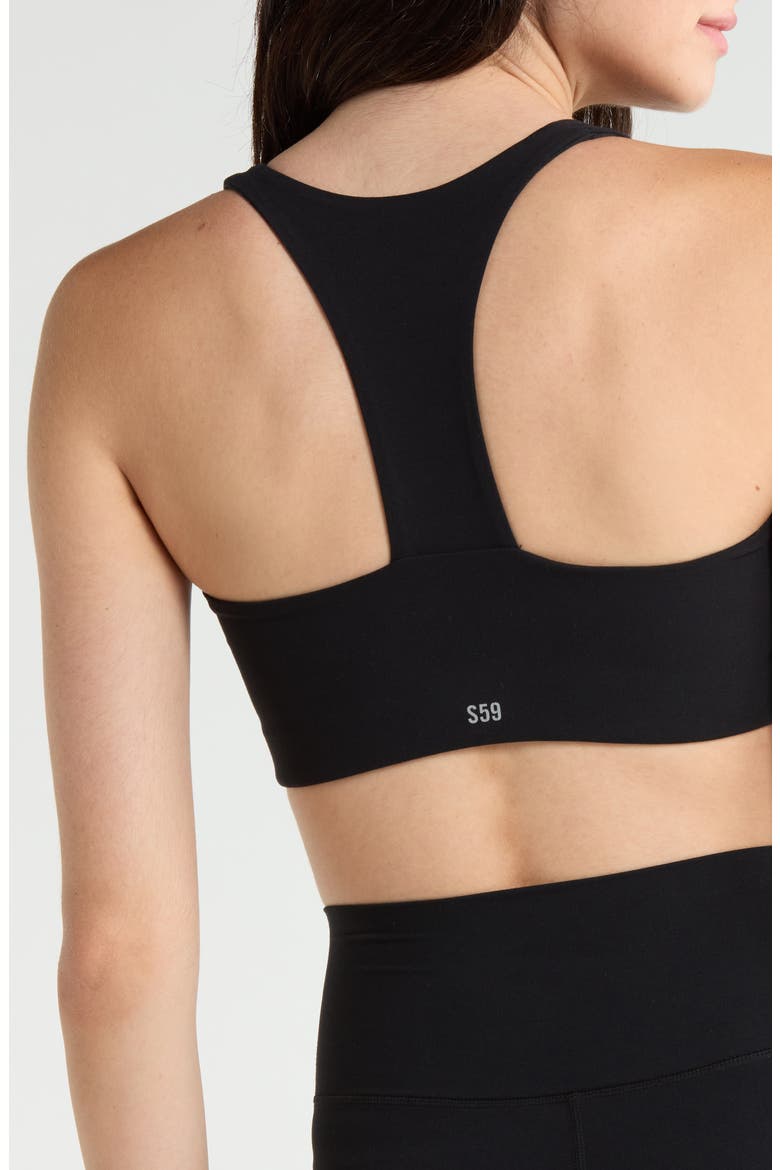 Sara Airweight Bra, Alternate, color, BLACK