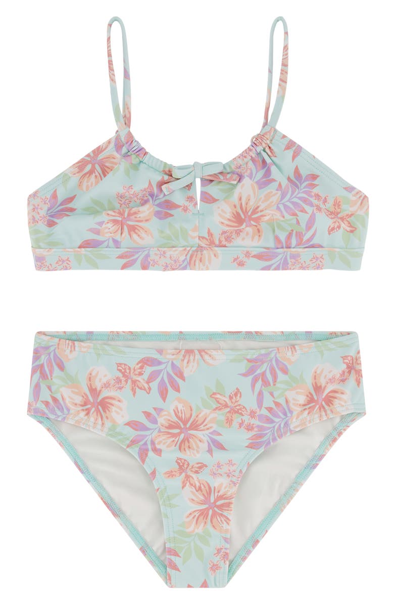 Billabong Kids' Sunshine Dreams Two-Piece Swimsuit, Main, color, Mint