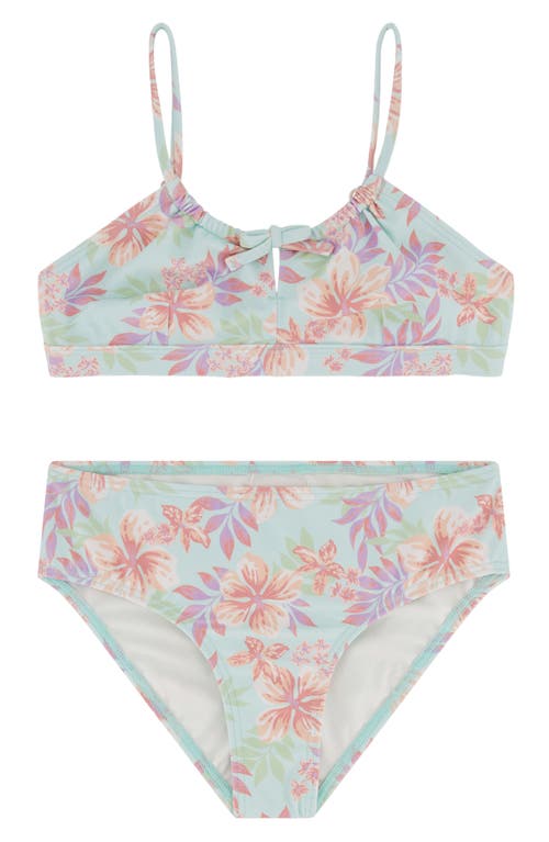Shop Billabong Kids' Sunshine Dreams Two-piece Swimsuit In Mint