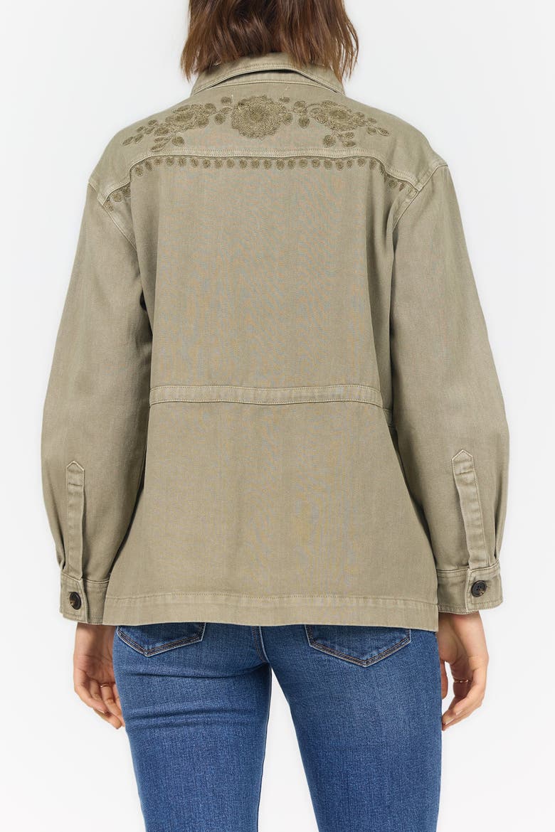 Hollis Safari Tie Waist Jacket, Alternate, color, Vetiver