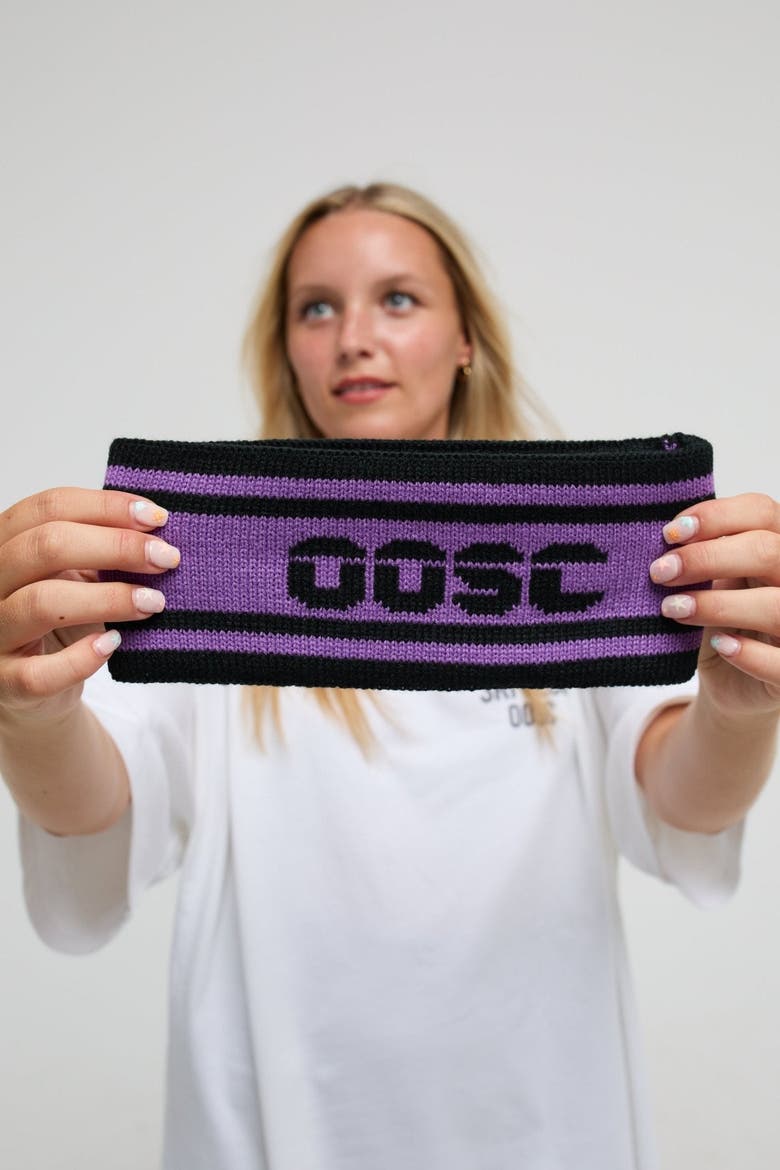 Après Headband - Black and Purple, Alternate, color, Black and Purple