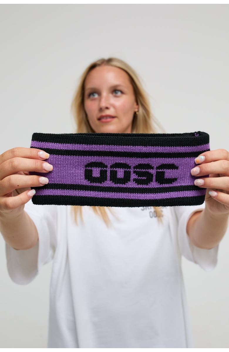 OOSC Après Headband - Black and Purple, Alternate, color, Black And Purple