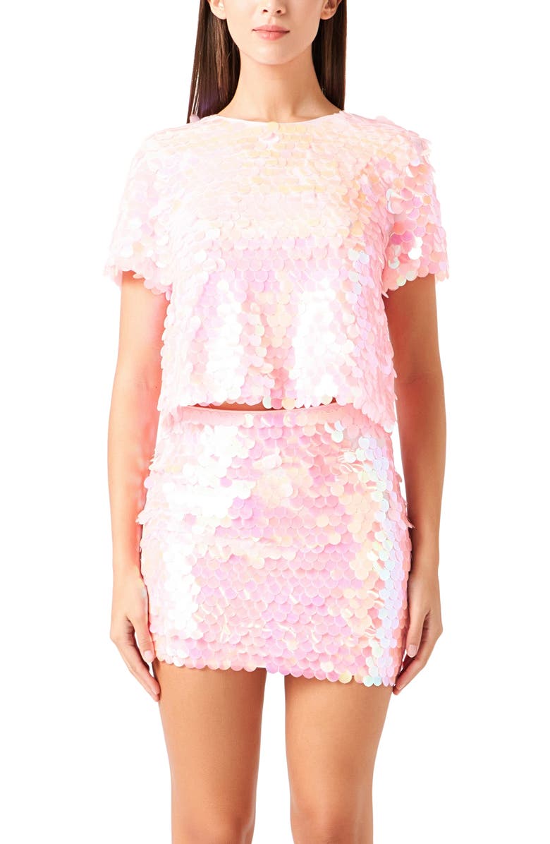 Endless Rose Sequin Top, Alternate, color, Pink