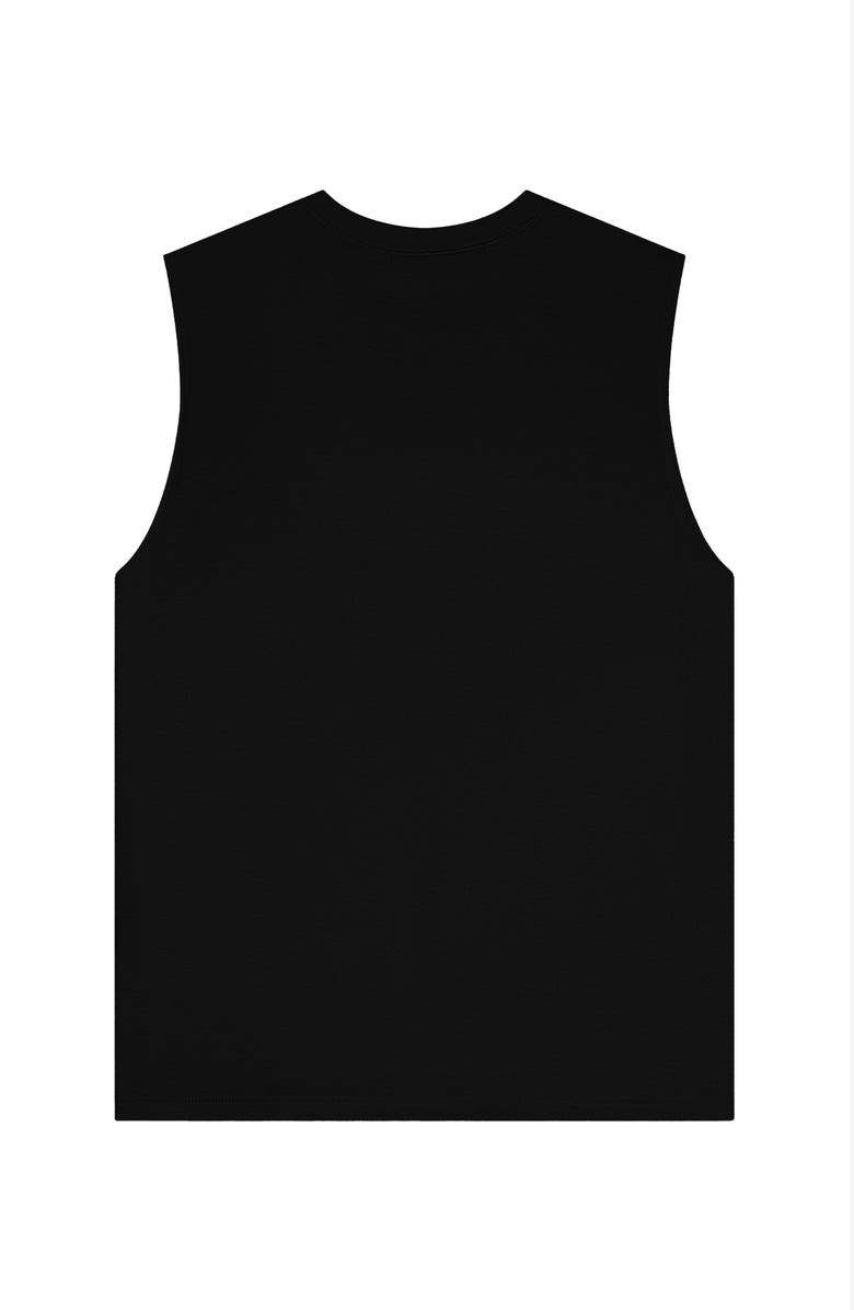 Dalix Mens Ghost Lightweight Cotton Tank, Alternate, color, Black