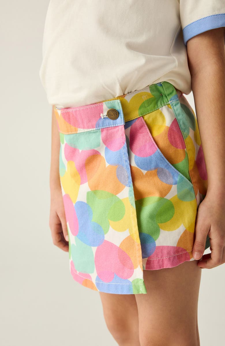 Little Bird Kids' Confetti Cotton Skort, Alternate, color, Pink