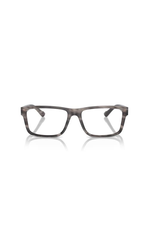 Ferrari 55mm Rectangle Optical Glasses In Gray