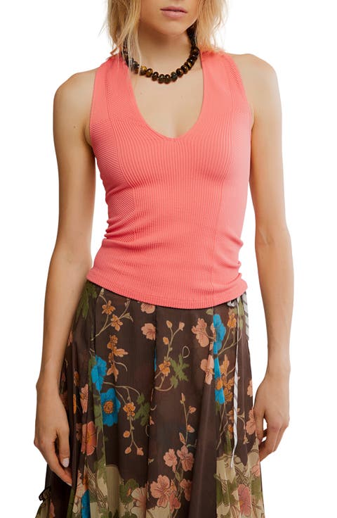 Sleek Plunge Tank Top