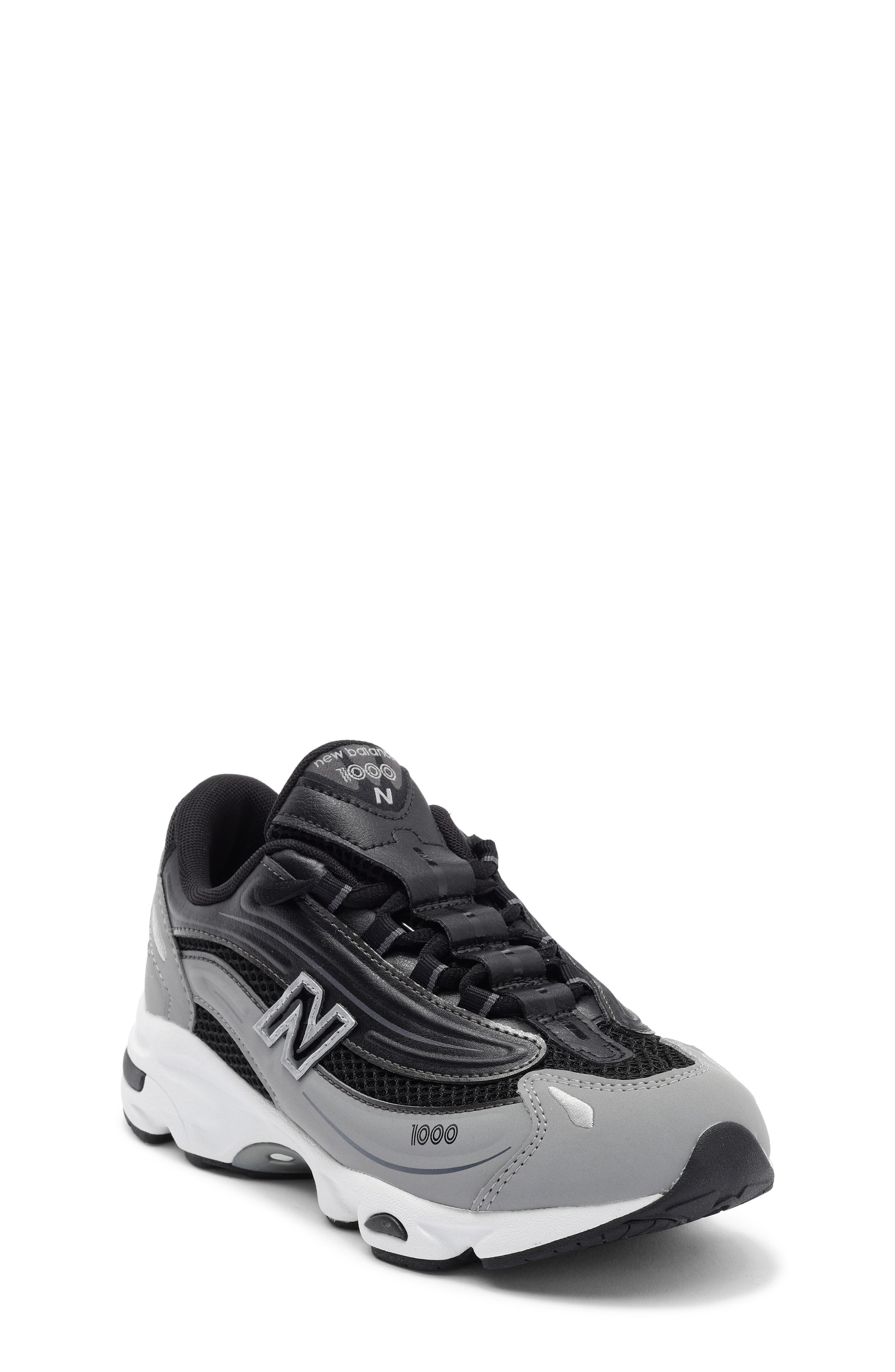New Balance Kids' 1000 Sneaker, Main, color, Slate Grey/ Black