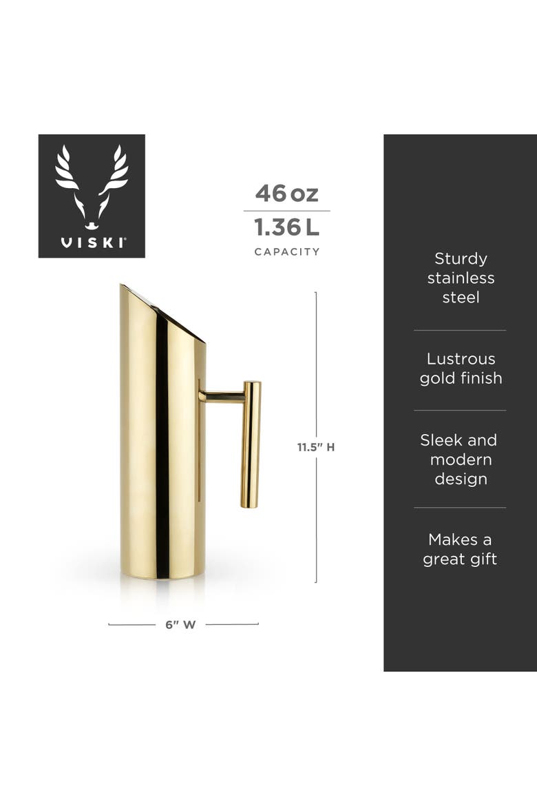 Modern Pitcher, Alternate, color, Gold