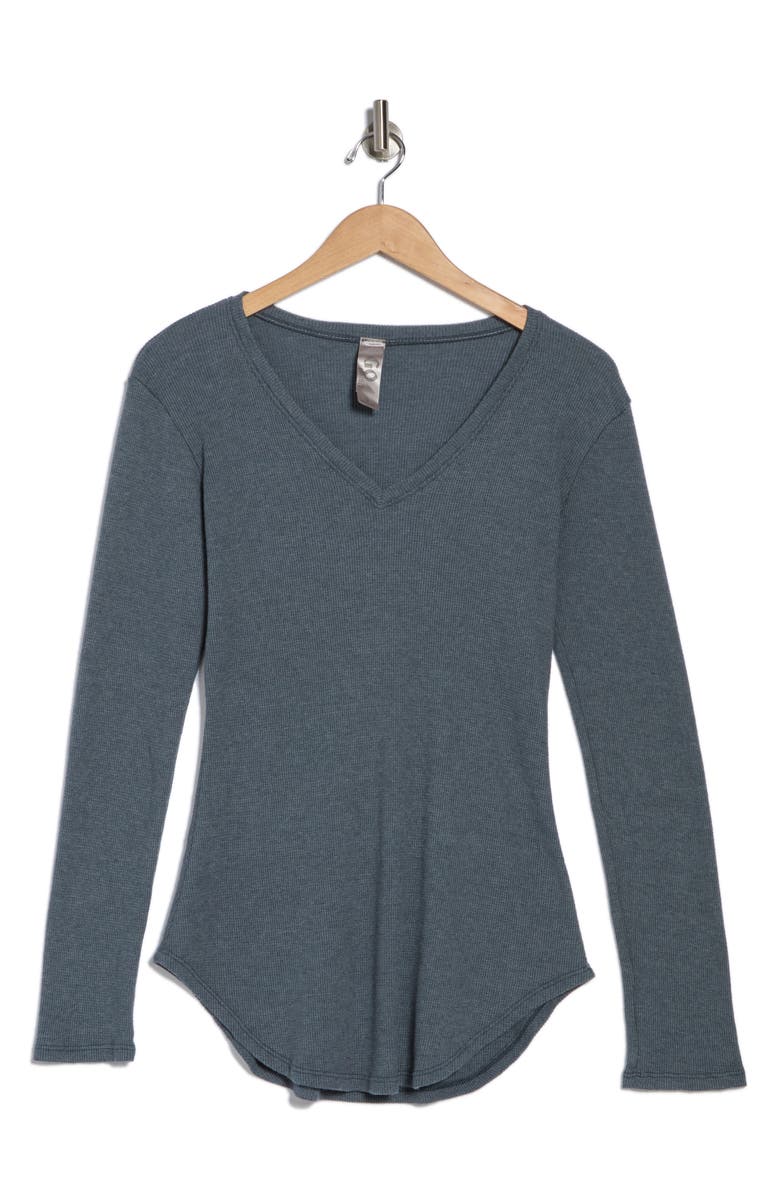 GO COUTURE Basic Stretch Modal T-Shirt, Alternate, color, Slate