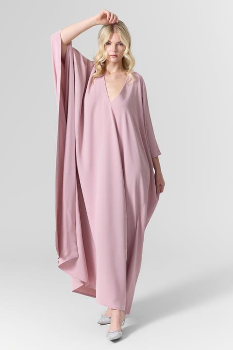 Luna Silk Crepe-Cady Gown