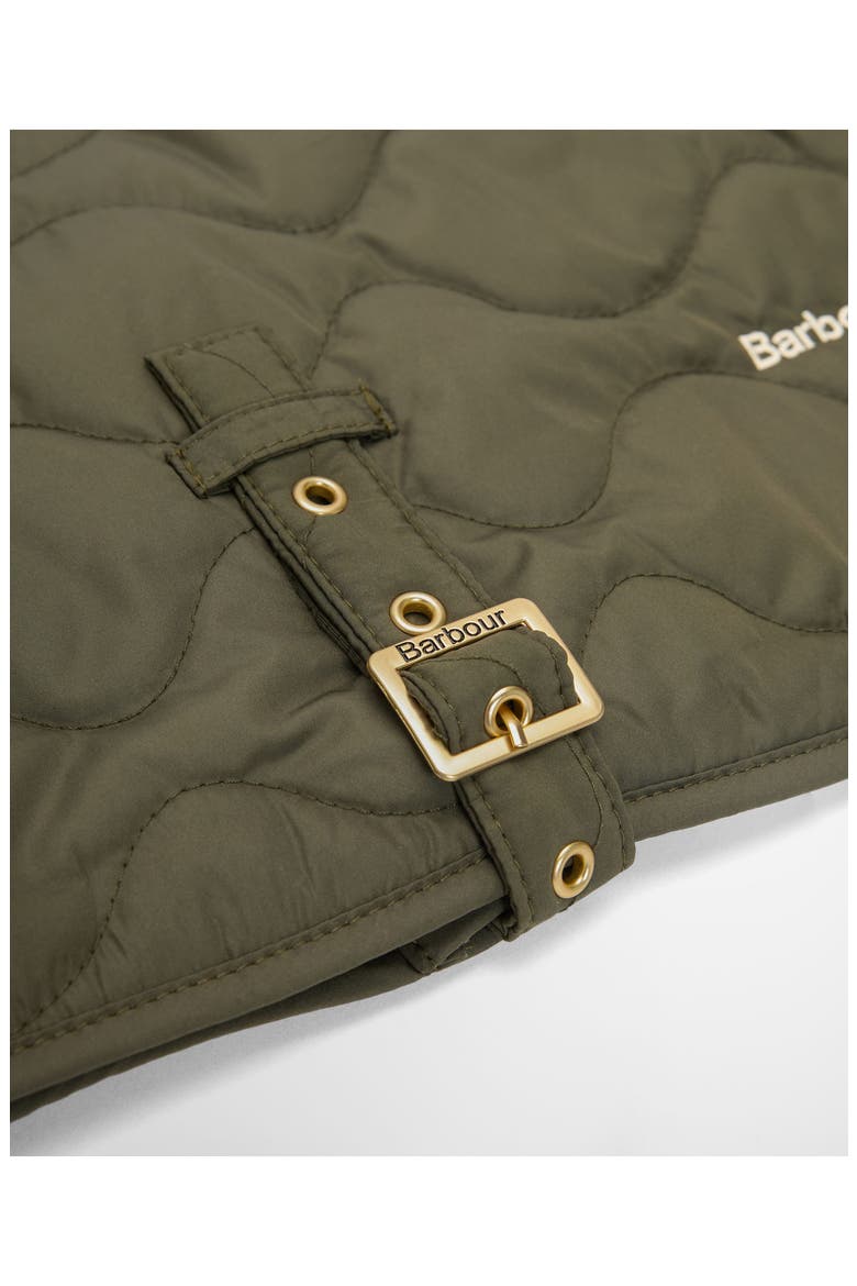 Beith Quilted Dog Coat, Alternate, color, OLIVE