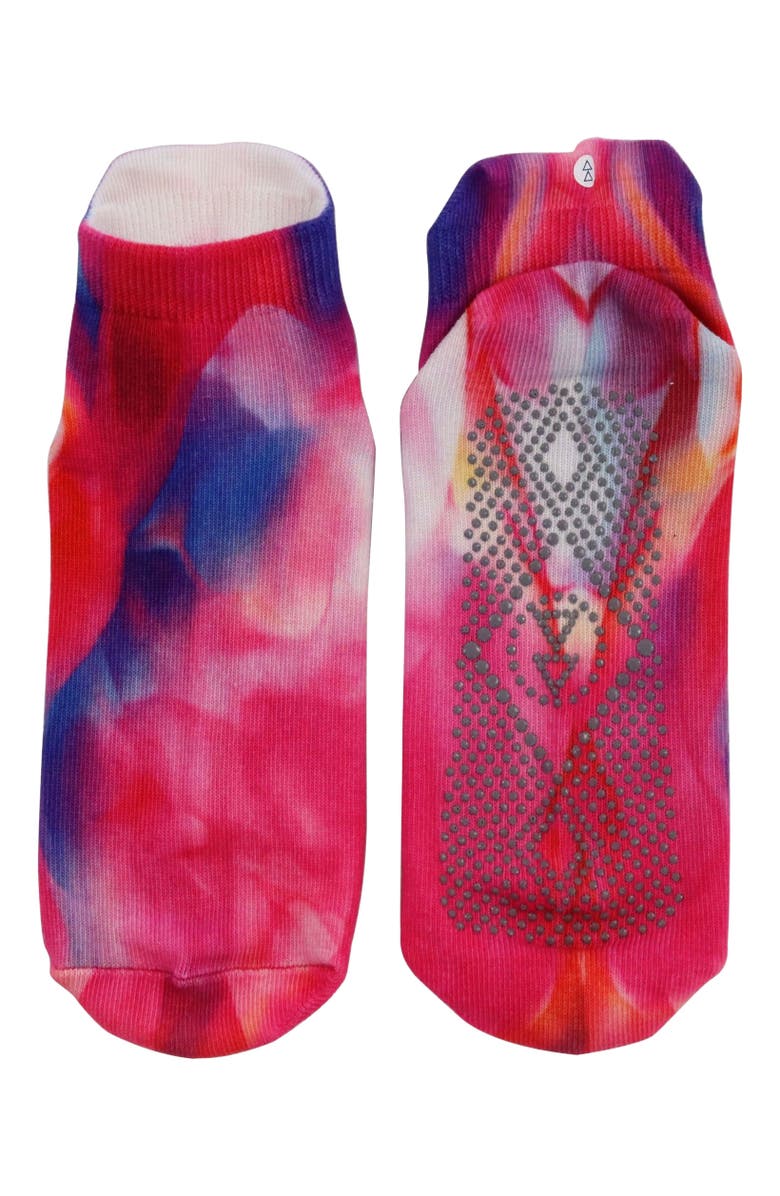 Yoga Design Lab Yoga Grip Socks, Alternate, color, Rose