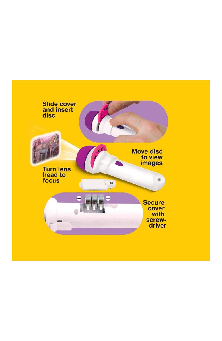 Brainstorm Toys Fairy and Unicorn Flashlight and Projector, Alternate, color, Multicolored