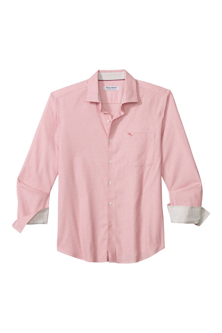Sarasota Stretch Ventura Coast IslandZone® Button-Up Shirt, Alternate, color, SPICY CLAY