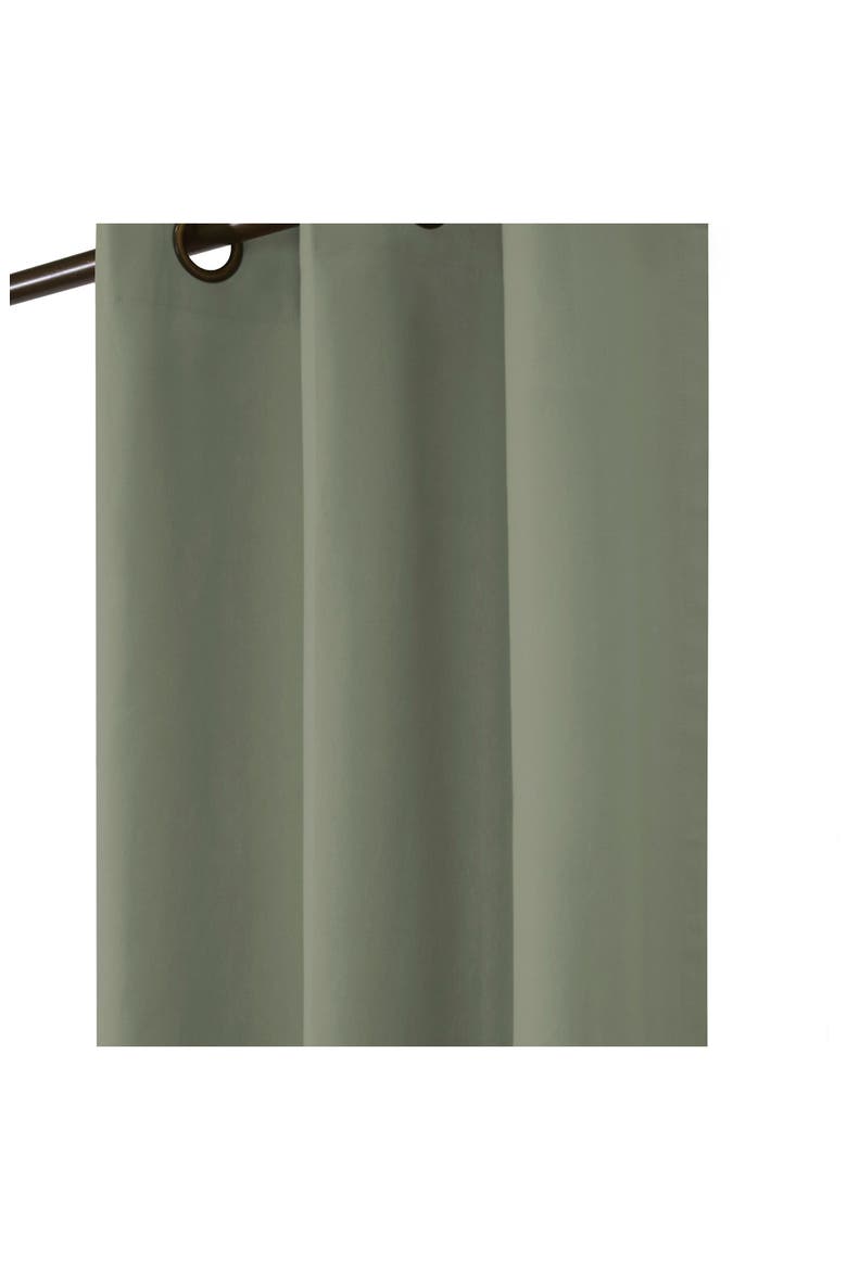 Set of 2 Cotton Curtain Panels, Alternate, color, SAGE