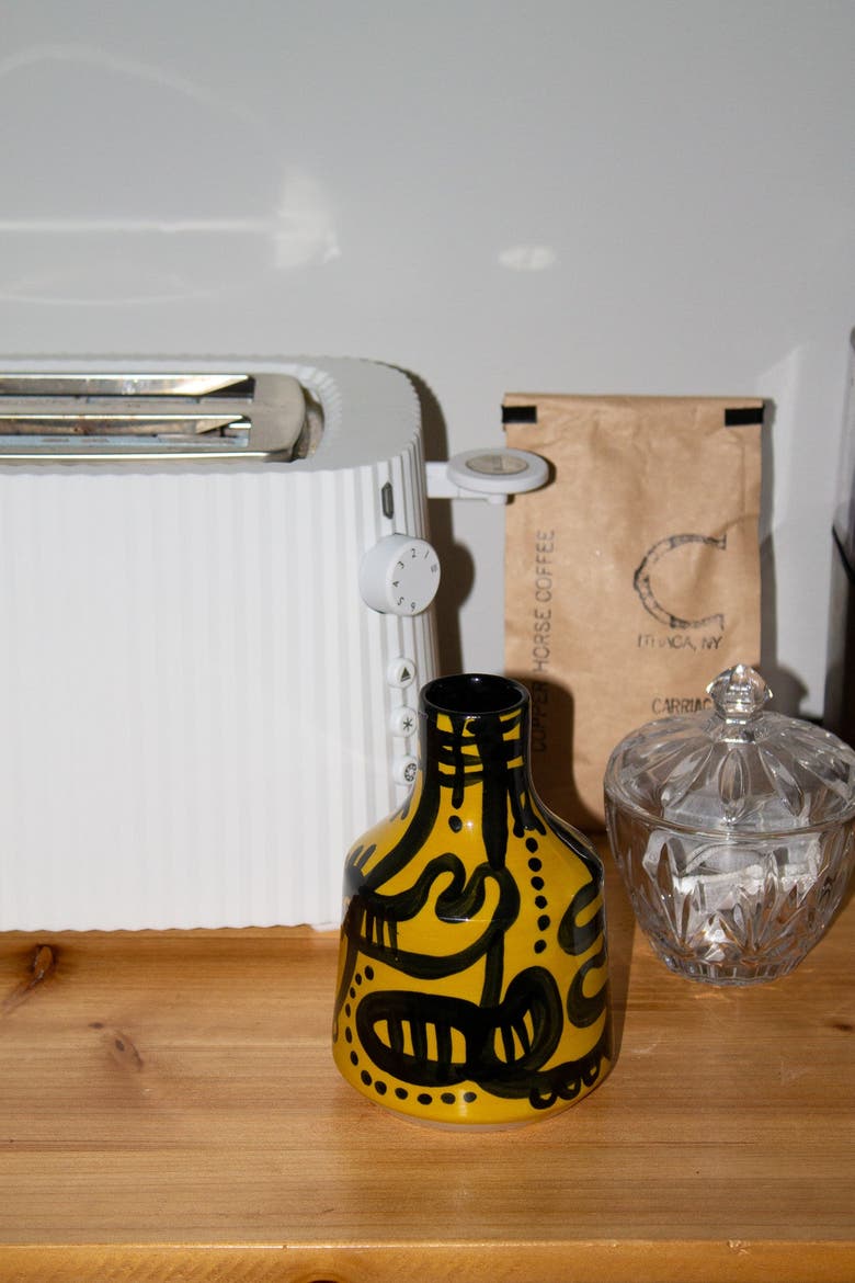 Peoplakia Vase/Carafe, Alternate, color, Yellow + Black