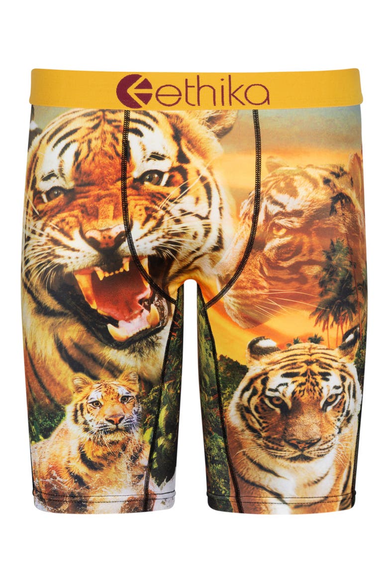 Kids' Easy Tiger Boxer Briefs, Main, color, ASSORTED