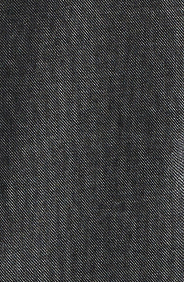 Zanella Bassano Tailored Fit Solid Stretch Cotton Twill Dress Shirt, Alternate, color, Charcoal