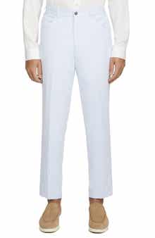 Jack Victor Sage Pinstripe Five-Pocket Stretch Pants