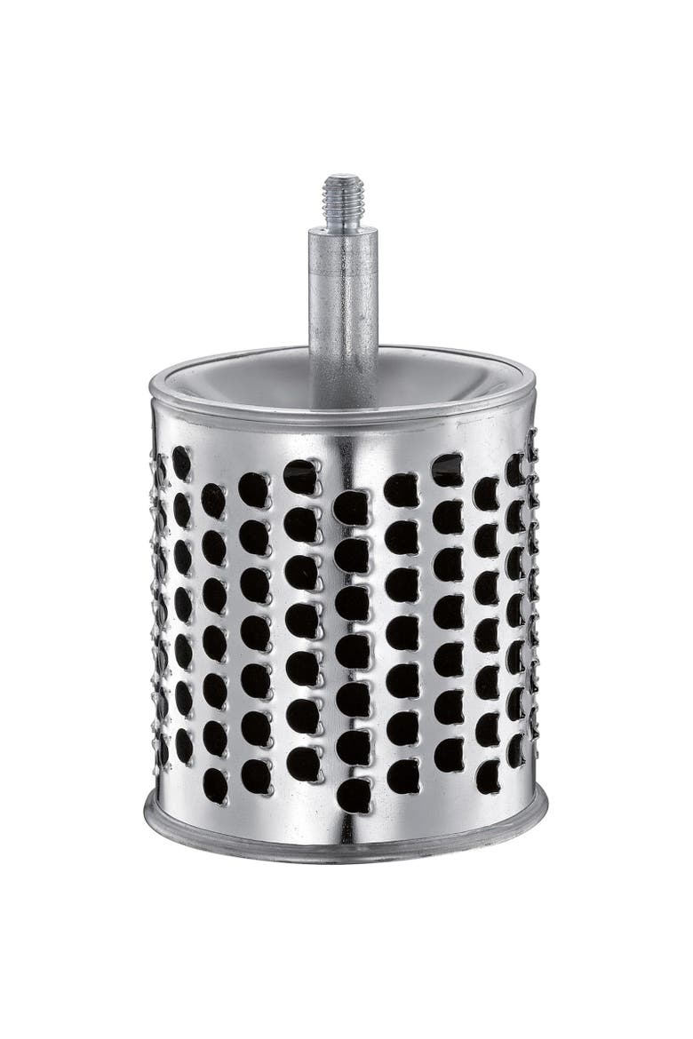 Classic Drum Grater with Suction Base, 2 Grating Drums, Pestle, and Vegetable Cutter, Alternate, color, Cream