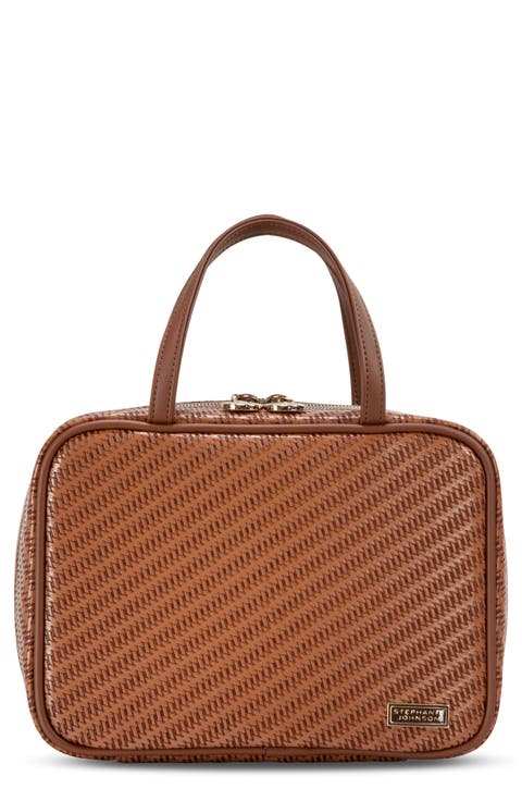 Rosewood Cognac ML Traveler Cosmetics Case