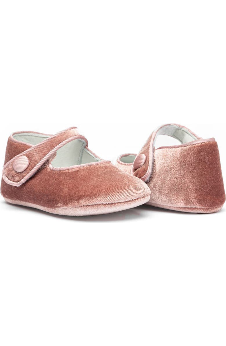 CHILDRENCHIC Kids' Velvet Mary Jane, Alternate, color, Rose