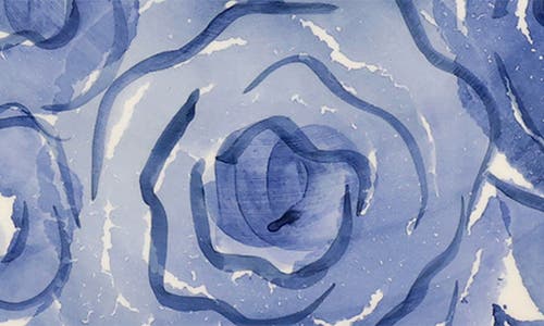 Vietri Viva By  Blue Camellia Salad Plate With $3 Credit In Blue