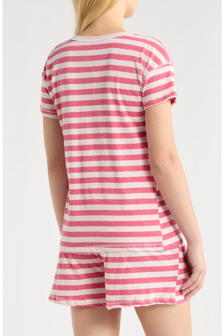 Jada Organic Cotton Short Pajamas, Alternate, color, DESERT ROSE/ ROSEWATER