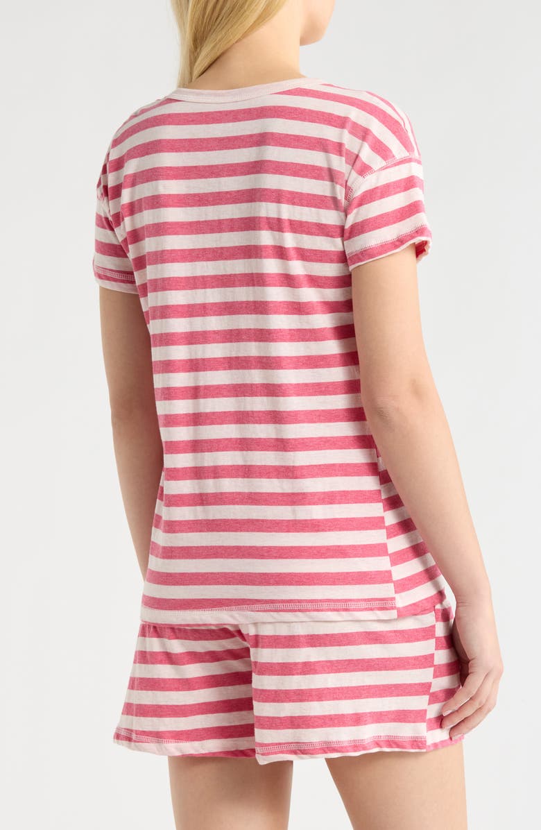 Papinelle Jada Organic Cotton Short Pajamas, Alternate, color, Desert Rose/ Rosewater