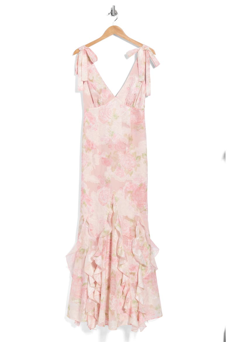 Tinsley Tie Strap Maxi Dress, Main, color, LIGHT PINK FLORAL