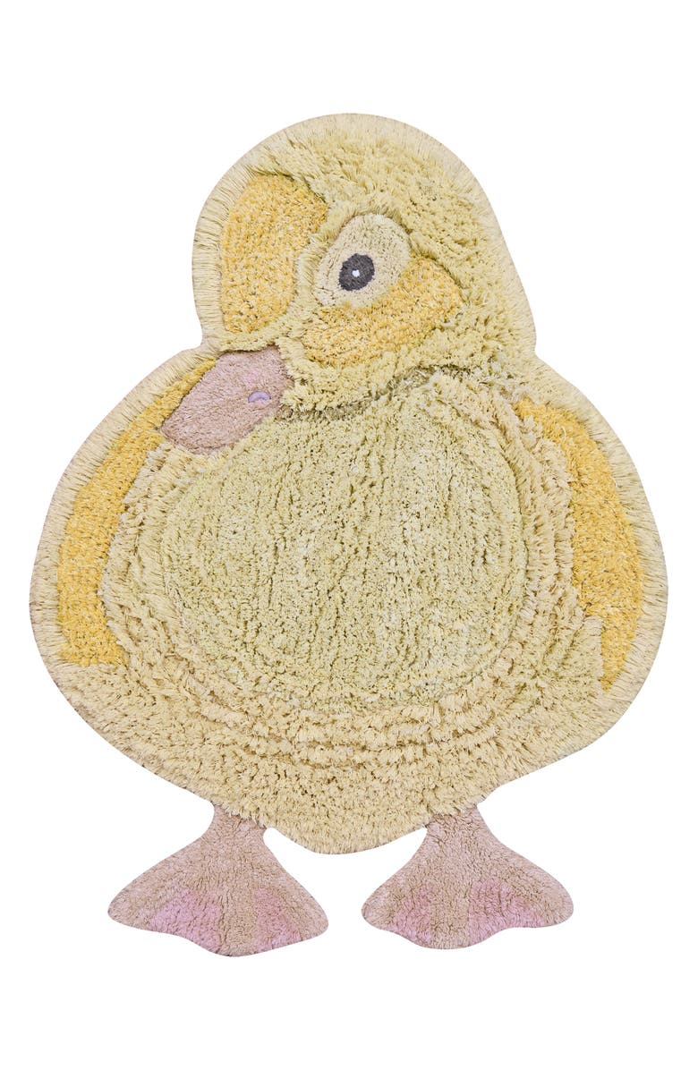 Lorena Canals Ducky Washable Rug, Main, color, Yellow