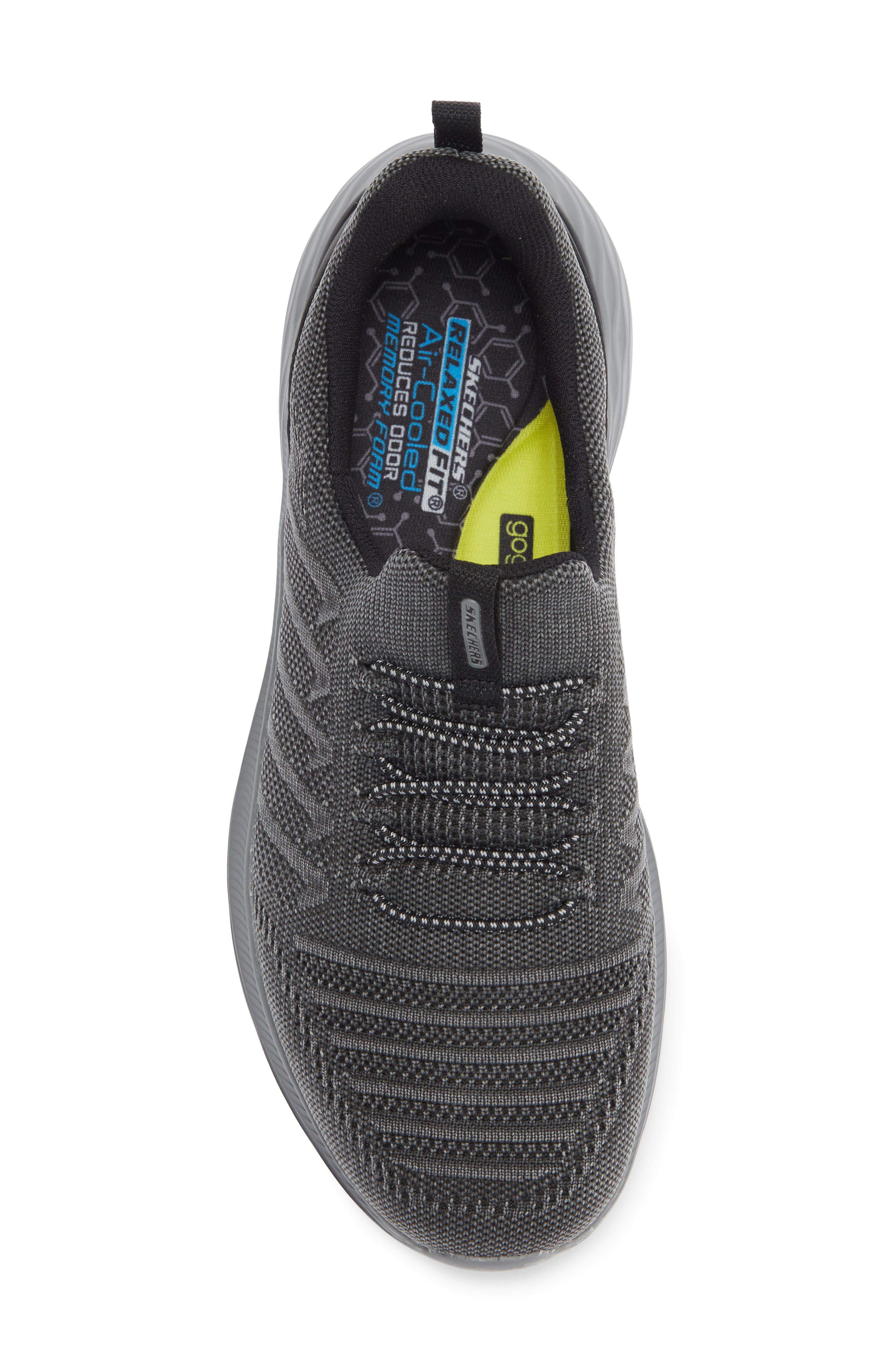 SKECHERS Relaxed Fit<sup>®</sup> Garner Slip-On Sneaker, Alternate, color, Black