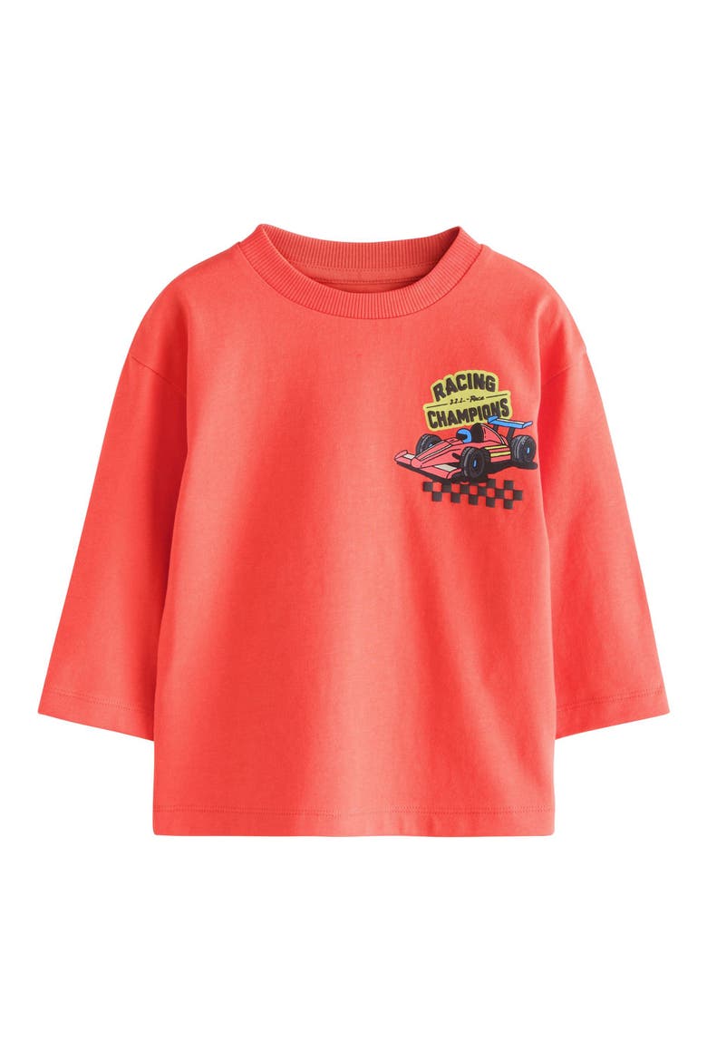 Kids' Racing Champion Long Sleeve Graphic T-Shirt, Main, color, RED