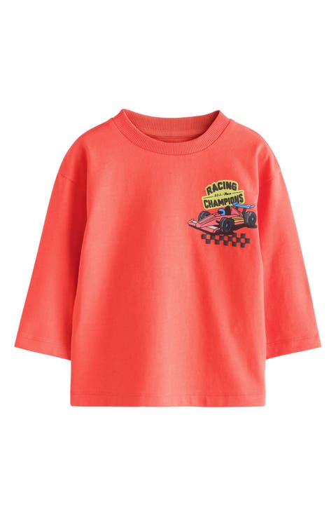 Kids' Racing Champion Long Sleeve Graphic T-Shirt