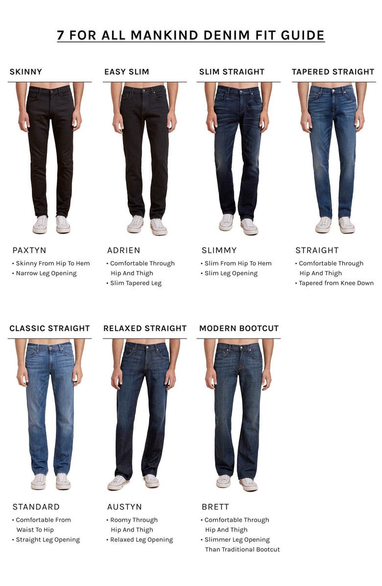 7 For All Mankind The Straight Airweft Jeans, Alternate, color, 