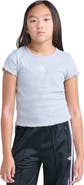 adidas Kids' Lettuce Edge Cotton Rib T-Shirt