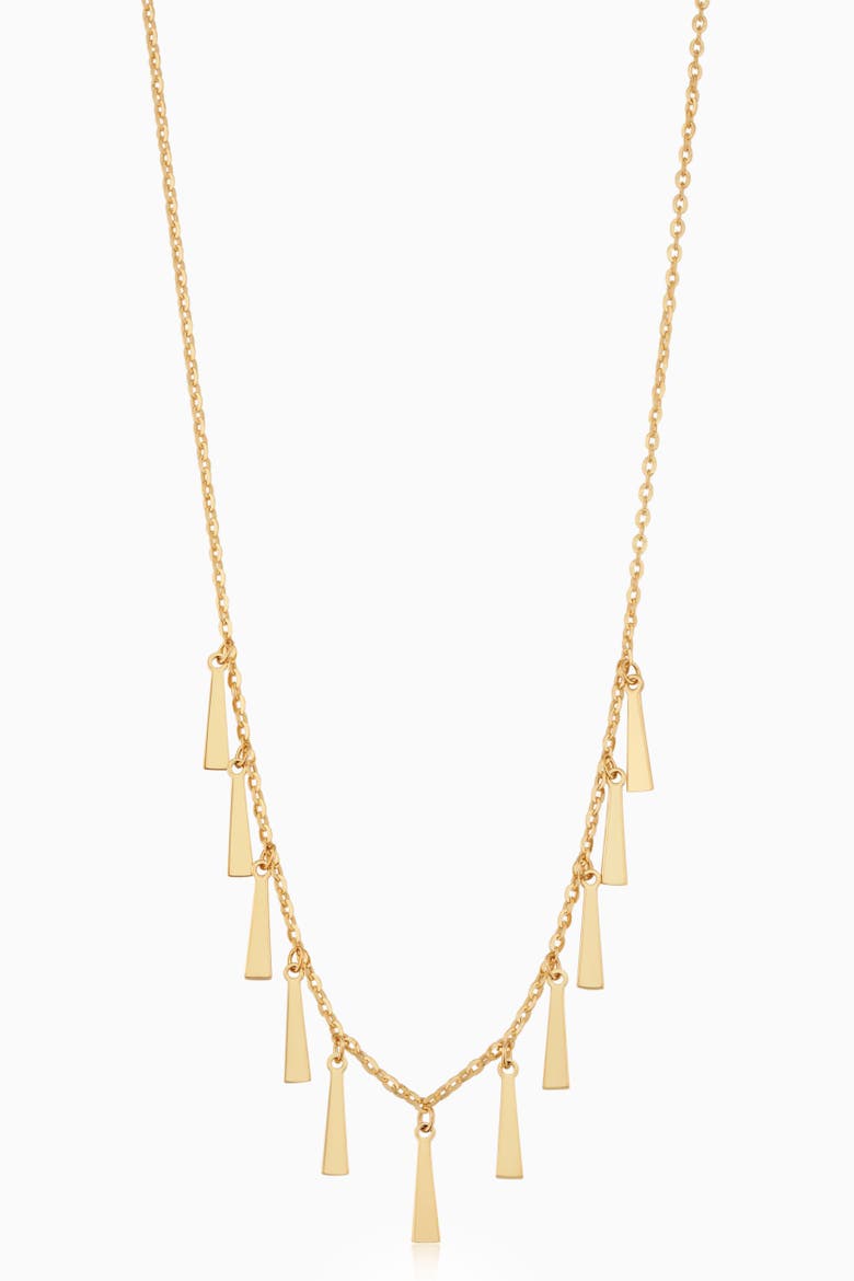 14K Gold Delicate Dynasty Choker, Main, color, Yellow Gold