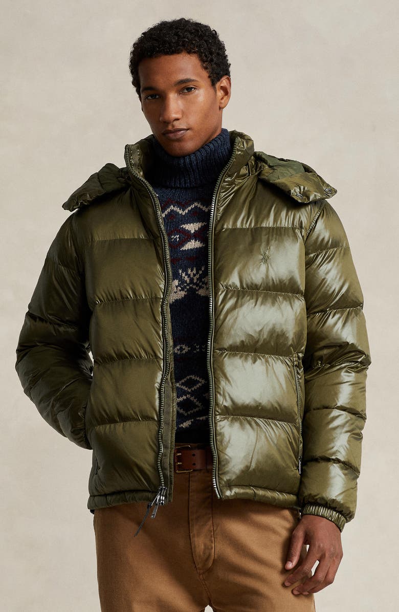 Polo Ralph Lauren Glossy 650 Fill Power Down Puffer Jacket, Alternate, color,