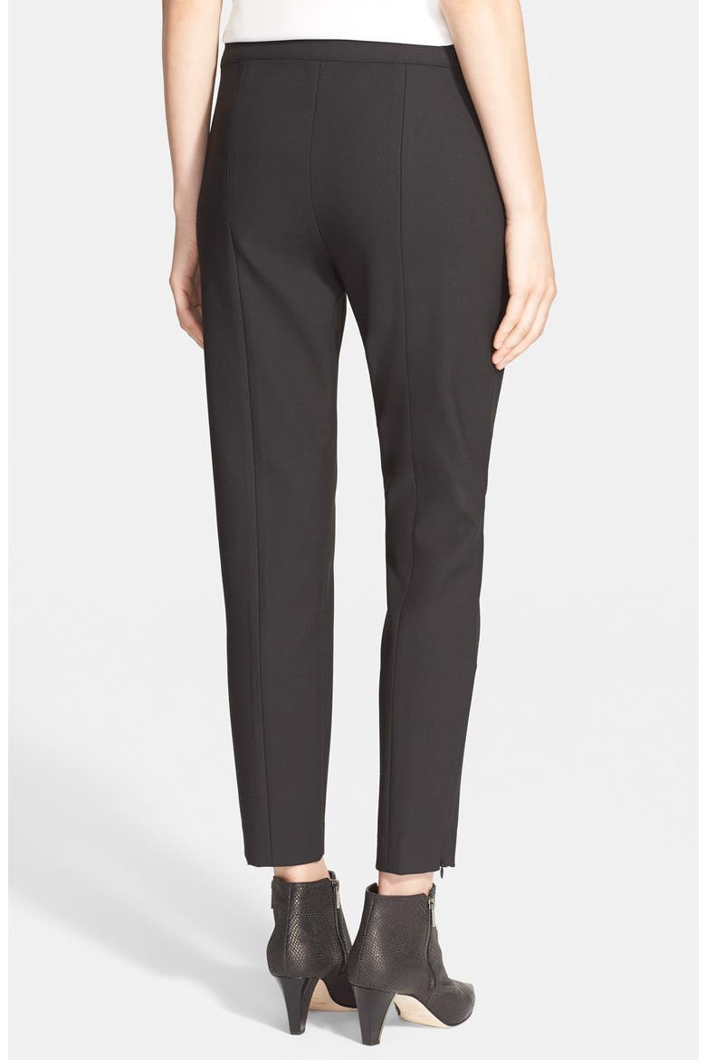 'Victoria' Crop Pants, Alternate, color, BLACK
