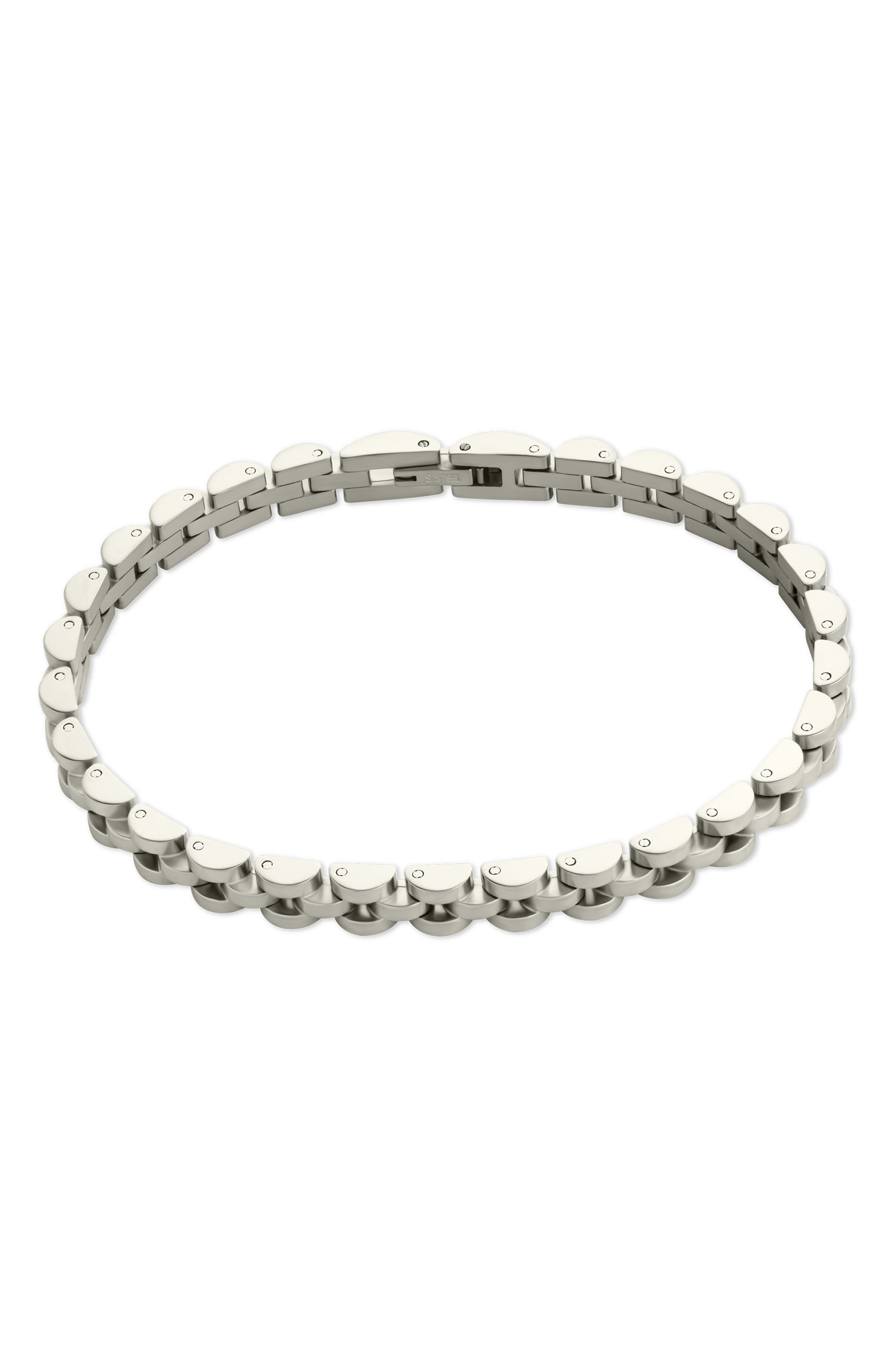 Sterling Forever Dainty Thin Band Bracelet