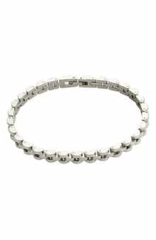 Sterling Forever Dainty Thin Band Bracelet