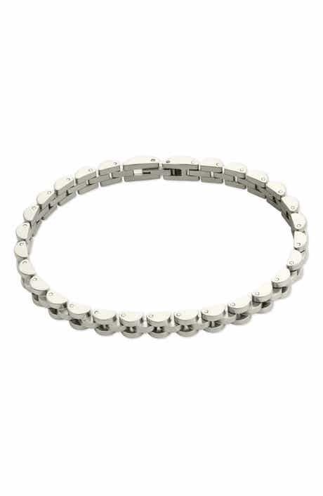 Sterling Forever Dainty Thin Band Bracelet
