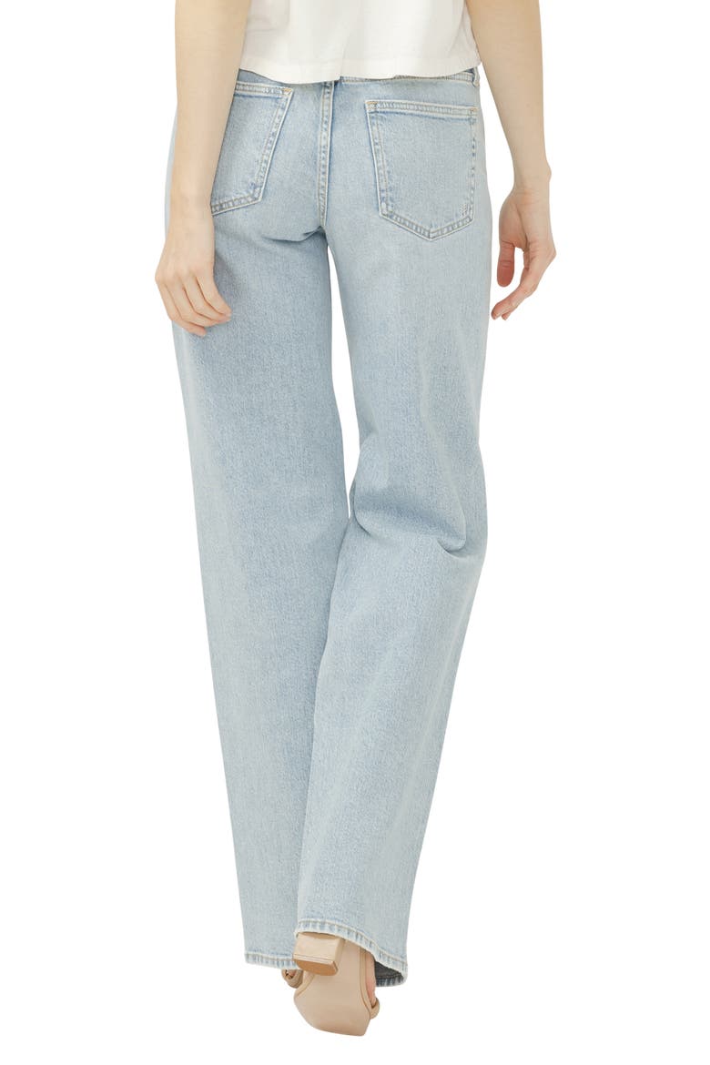 Loose & Low Baggy Fit Jeans, Alternate, color, BAREFOOT
