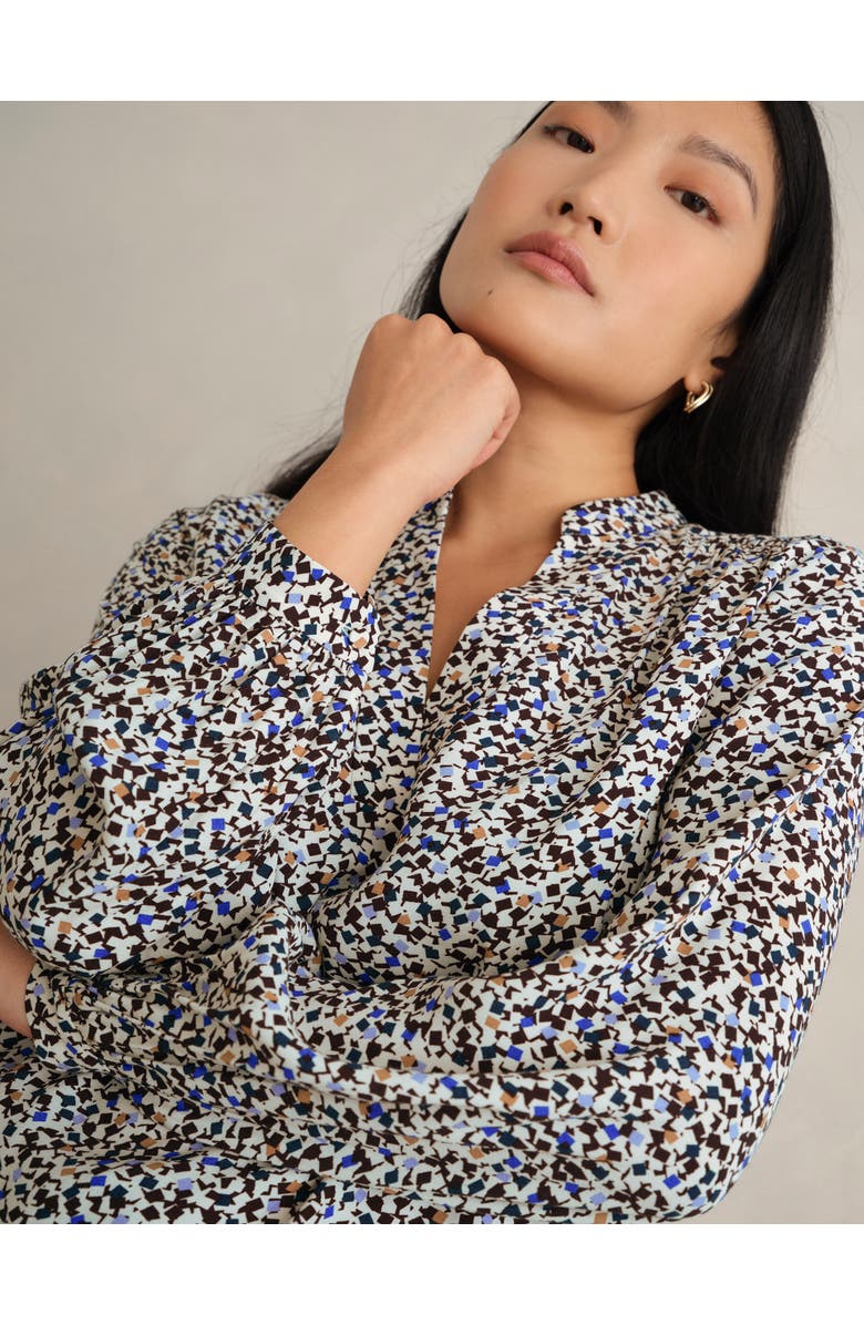 HOBBS LONDON Mila Blouse, Alternate, color, Cream Multi