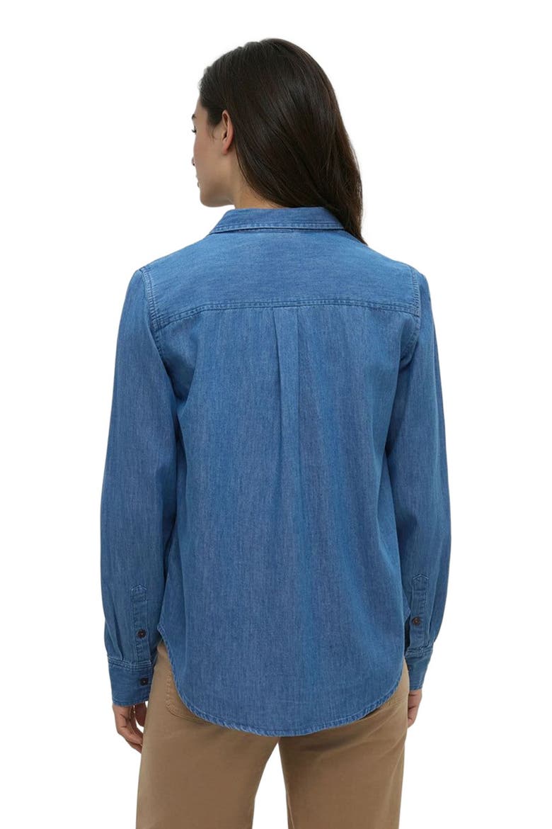 Denim Sloan Shirt, Alternate, color, Mid Wash