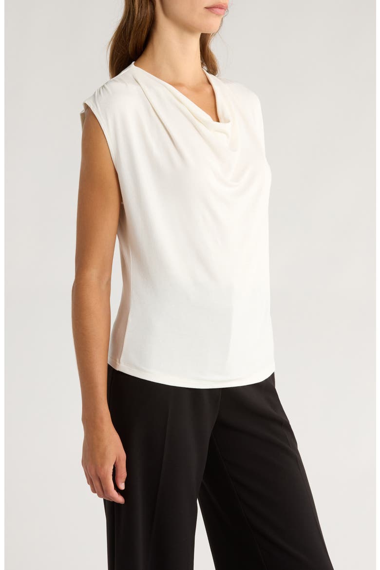Cowl Neck Sleeveless Top, Alternate, color, GESSO
