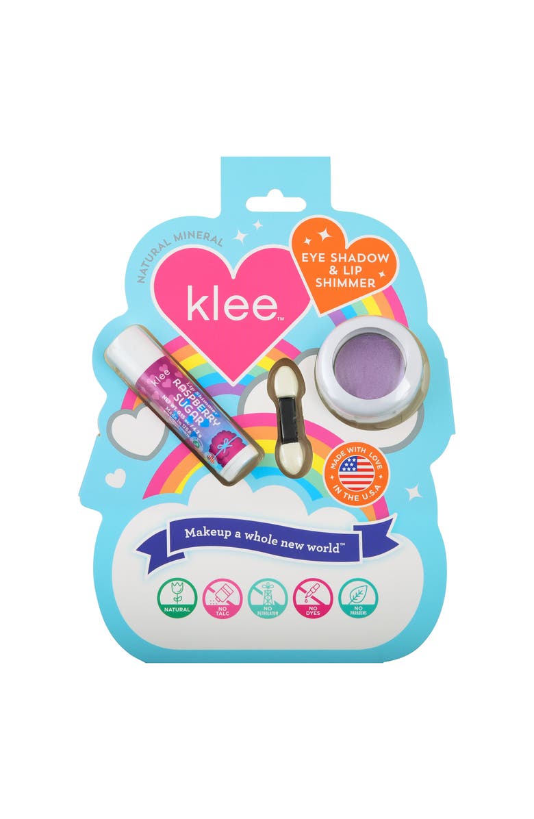 Klee Naturals Sugarplum Twinkle - Kids' Eye Shadow and Lip Shimmer Set, Alternate, color, Purple