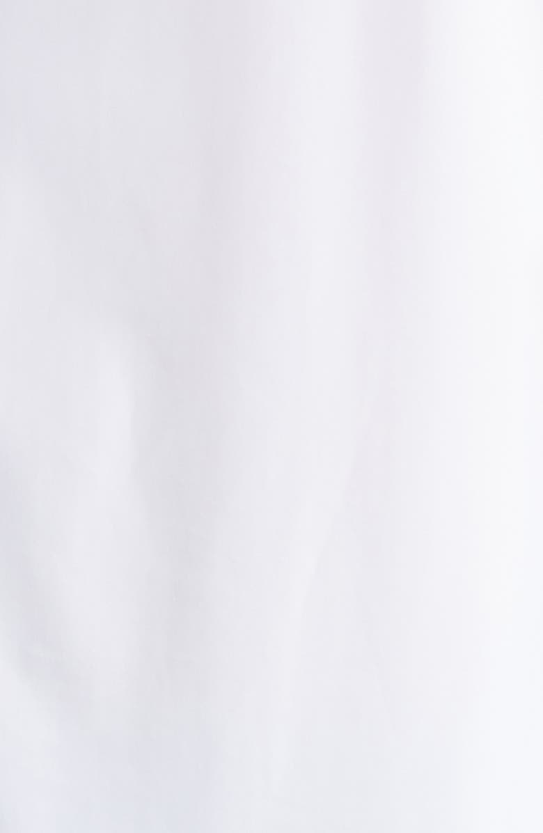 Emporio Armani Solid White Knit Button-Up Shirt, Alternate, color, White