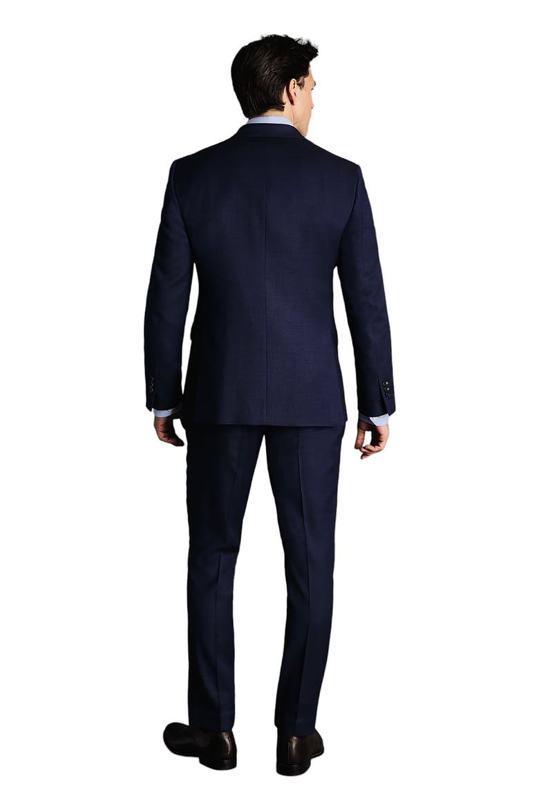 Slim Fit Natural Stretch Birdseye Suit Jacket, Alternate, color, Indigo Blue